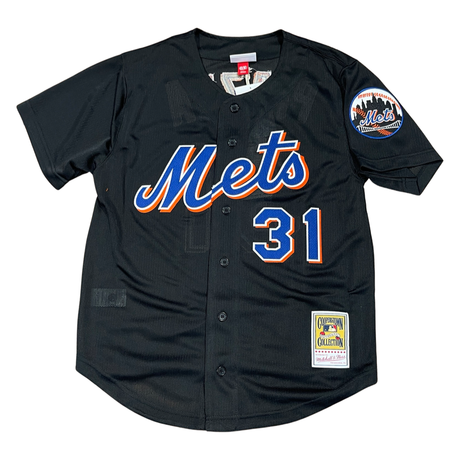 Mitchell & Ness MLB Authentic BP Jersey New York Mets Men’s -Black /ROYAL/ORANGE M