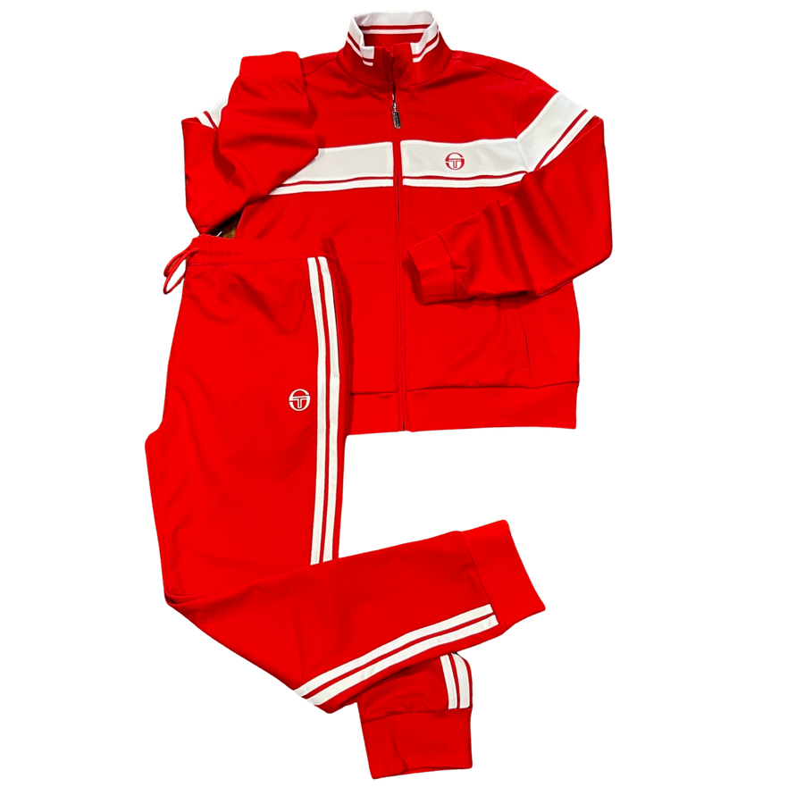 SERGIO TACHINNI DAMARINDO TRACK SUIT - MEN’S- ADRENALINE RUSH/WHITE