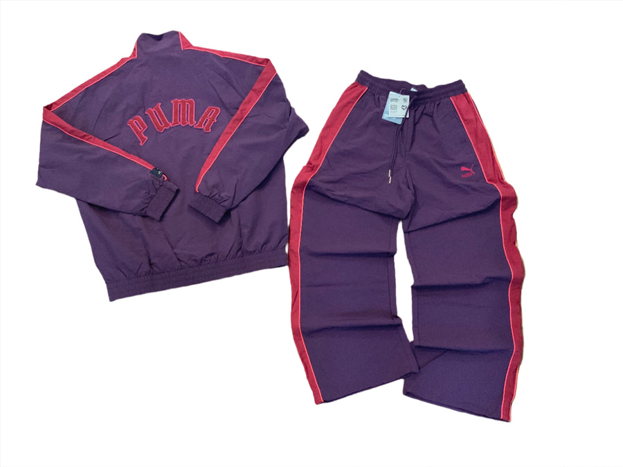 Puma  T7 PLAY PARIS WINDBREAKER SUIT Men’s -MIDNIGHT PLUM