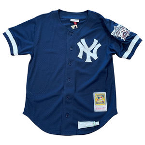 Navy top yankees jersey