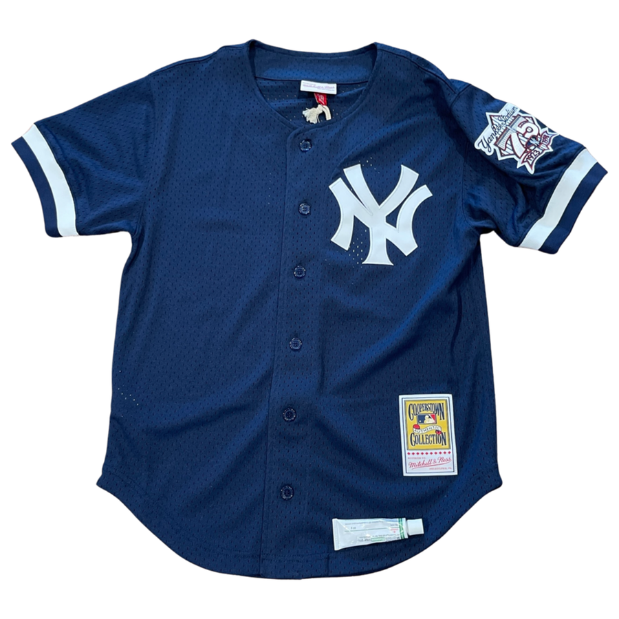 Mitchell & Ness MLB AUTHENTIC BP BF JERSEY NEW YORK YANKEES Men’s - NAVY /WHITE