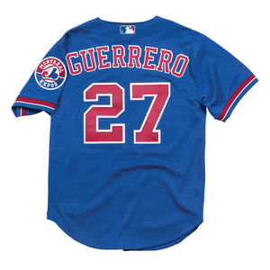 Mitchell & Ness MLB AUTHENTIC BP JERSEY MONTREAL EXPOS Men’s -ROYAL BLUE RED