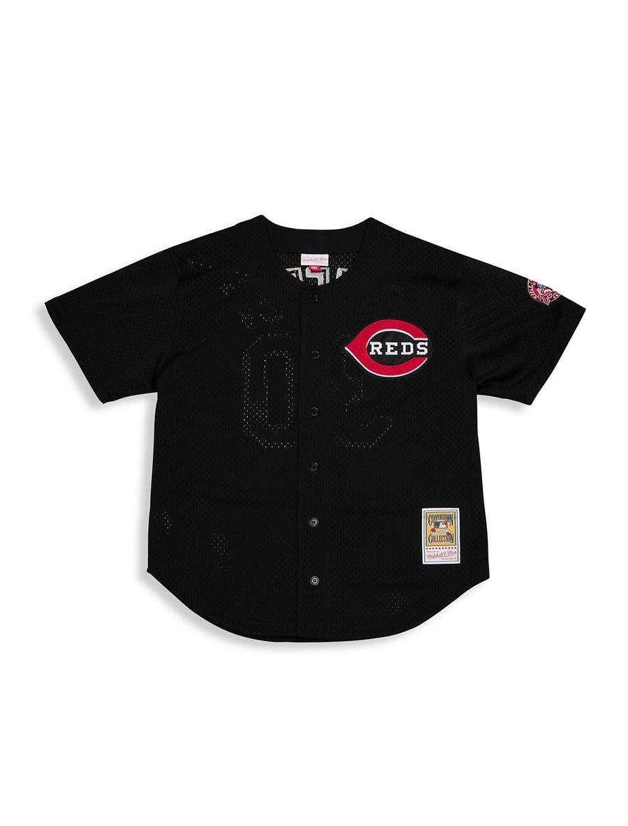 Mitchell & Ness MLB AUTHENTIC BP JERSEY CINCINNATI REDS Men’s -BLACK RED