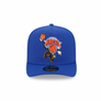 NEW ERA 5950 CARTOON PRE-CURVED - NEW YORK KNOCKS ‘/ ROYAL BLUE ORANGE