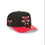NEW ERA 5950 CARTOON PRE-CURVED -  CHICAGO BULL  / BLACK RED