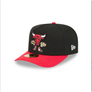 NEW ERA 5950 CARTOON PRE-CURVED -  CHICAGO BULL  / BLACK RED
