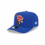 NEW ERA 5950 CARTOON PRE-CURVED - NEW YORK KNOCKS ‘/ ROYAL BLUE ORANGE