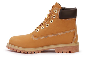 Timberland  PREMIUM  6 IN LACE WATERPROOF Youth - WHEAT NUBUCK