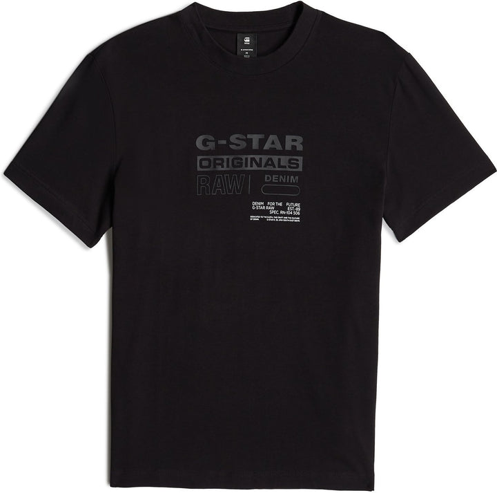 G-Star RAW ORIGINALS R T TEE Men’s- DK BLACK