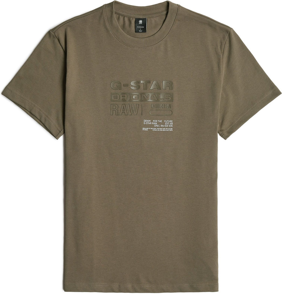 G-Star RAW ORIGINALS R T TEE Men’s - TURF