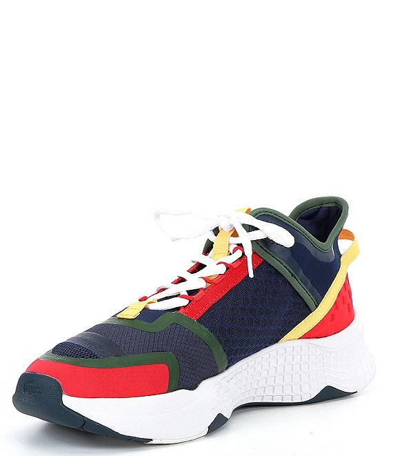 LACOSTE COURT-DRIVE VNT  7222 SMA  TEXT - MENS /NAVY /GREEN