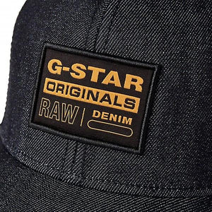 G-STAR RAW DENIM BASEBALL TRUCKER CAP -RAW DENIM