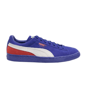Puma SUEDE CLASSIC BLOCKED Men s LIMOGES WHITE HIGH RISK RED Moesports