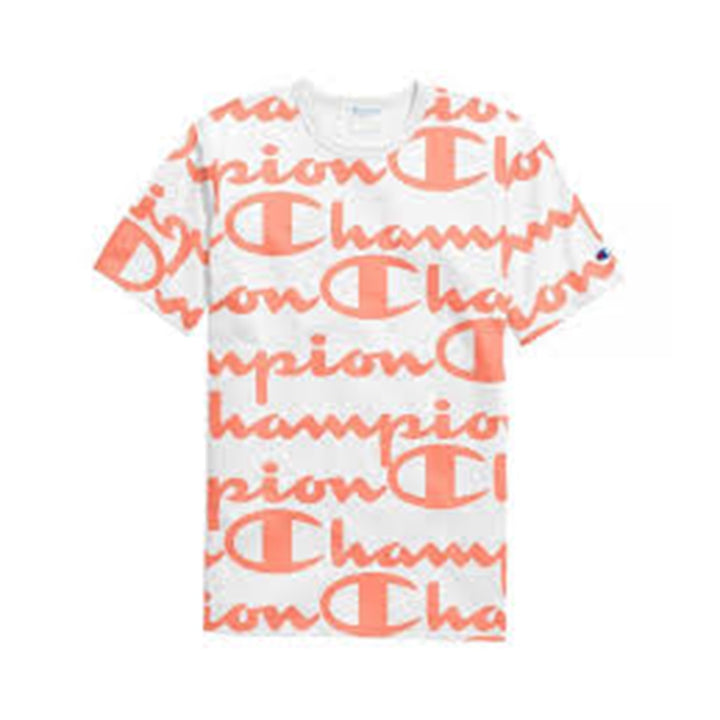 Champion GIANT CHP SC HERITAGE TEE Men’s - PEACH/WHITE - Moesports