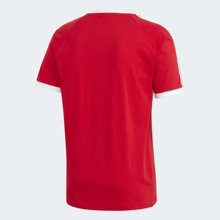 Adidas Original 3-STRIPES TEE Men’s - Scarlet