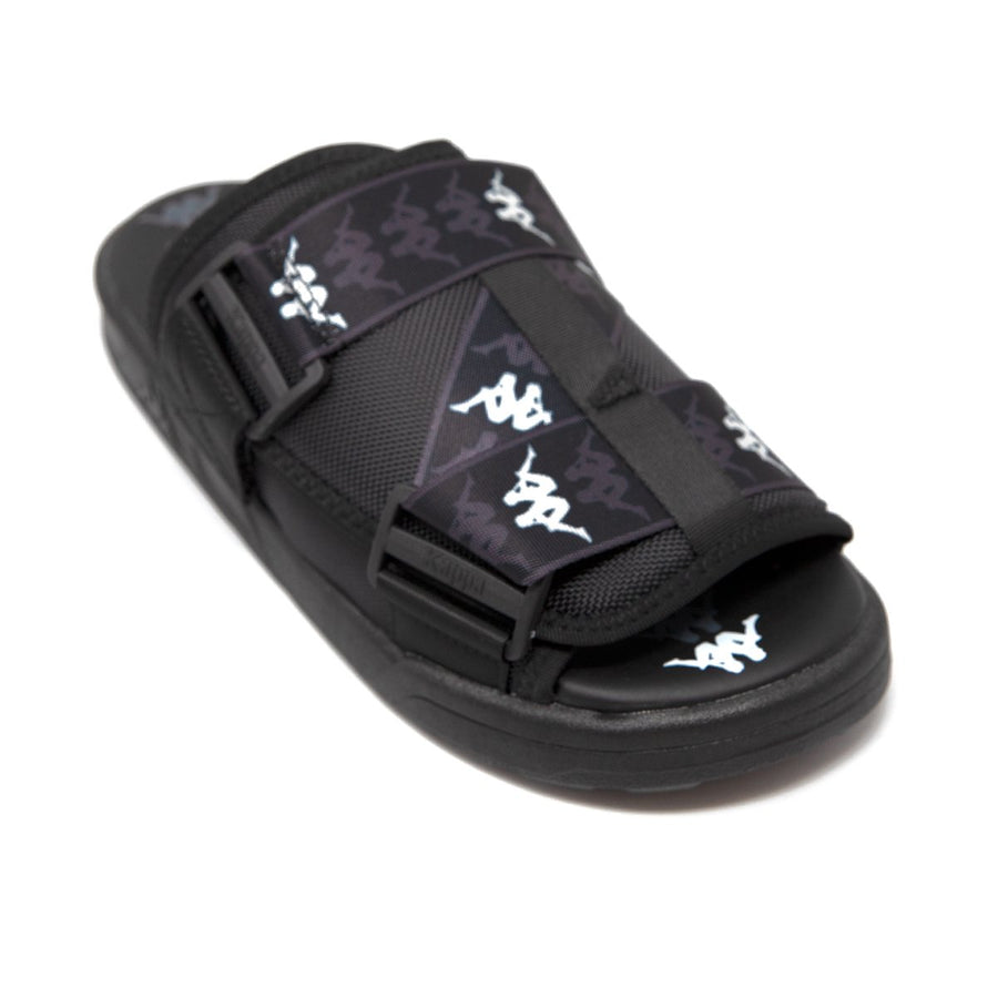 Kappa 222 BAMDA MITEL 1 SLIDES Men’s -BLACK - GREY -WHITE