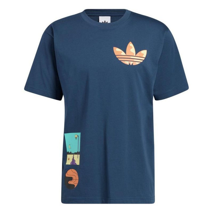 Adidas Original SURREAL SUMMER TEE Men’s -CREW NAVY