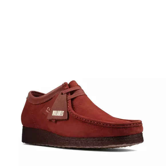 Burgundy sales clarks shoes