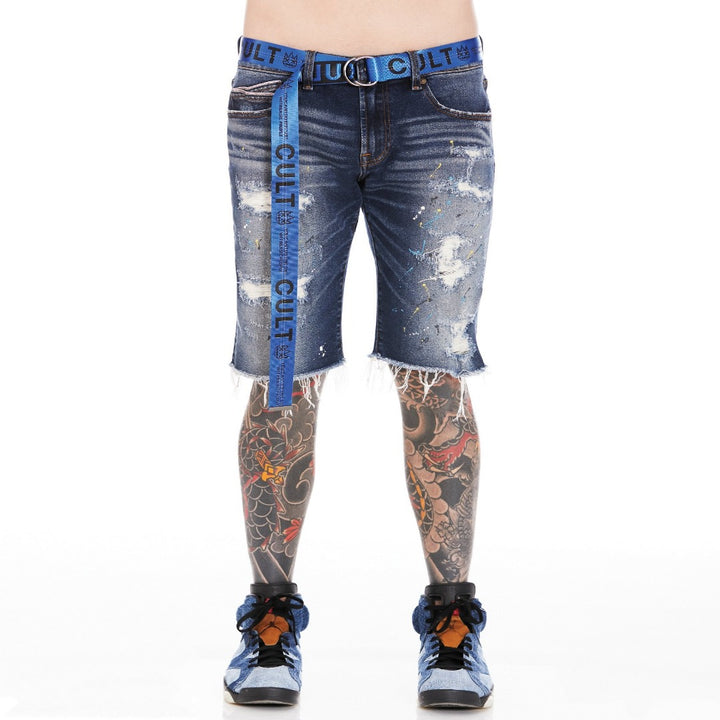 Cult of Individuality BELTED ROCKER SHORT Men’s -DRIP