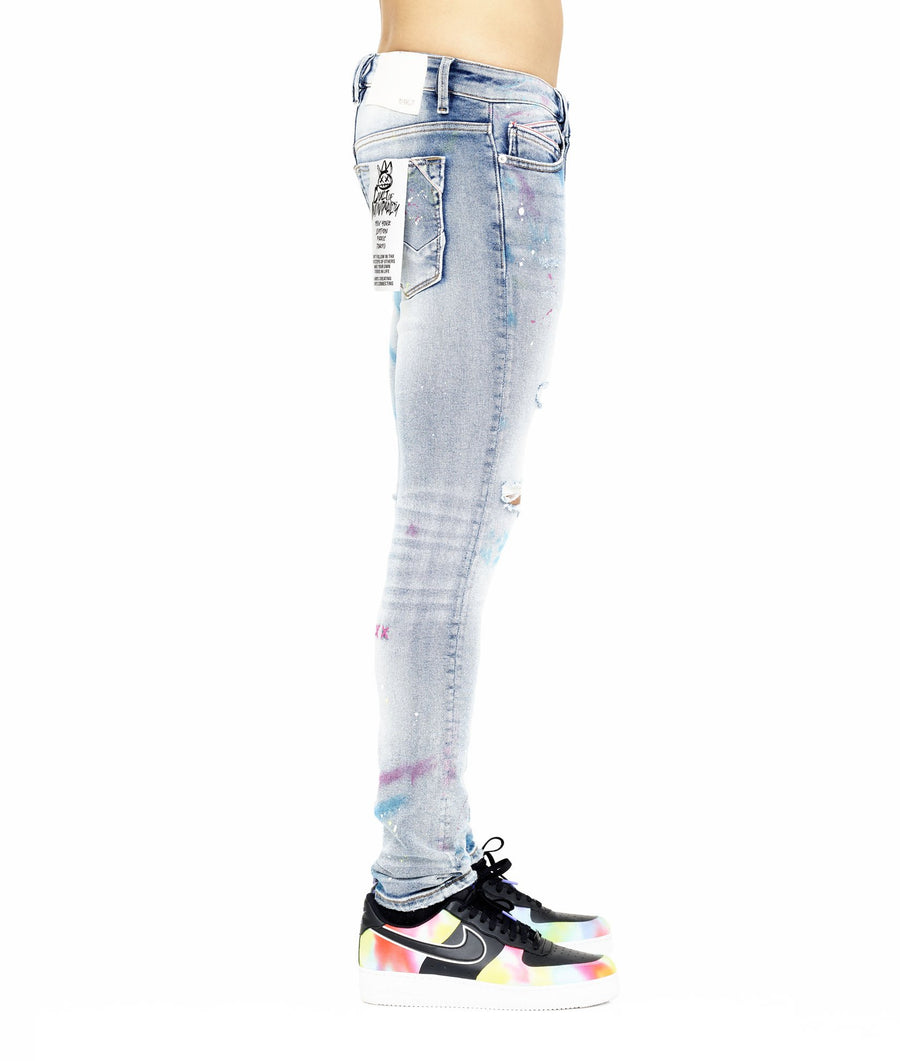 Cult of Individuality PUNK SUPER SKINNY STRETCH JEAN Men’s -SKITTLE