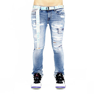 Cult of Individuality PUNK SUPER SKINNY BELTED JEAN Men’s - TAYLOR