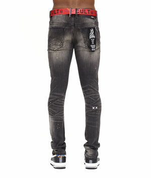 Cult of Individuality PUNK SUPER SKINNY BELTED Men’s -AVON