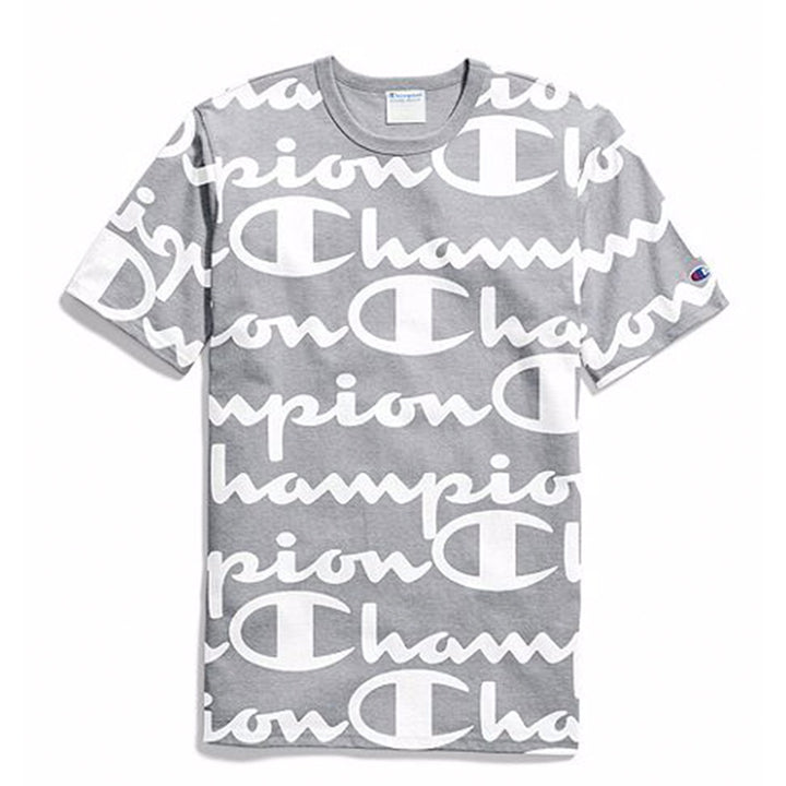 Champion GIANT CHP SC HERITAGE TEE Men’s - GREY/WHITE - Moesports