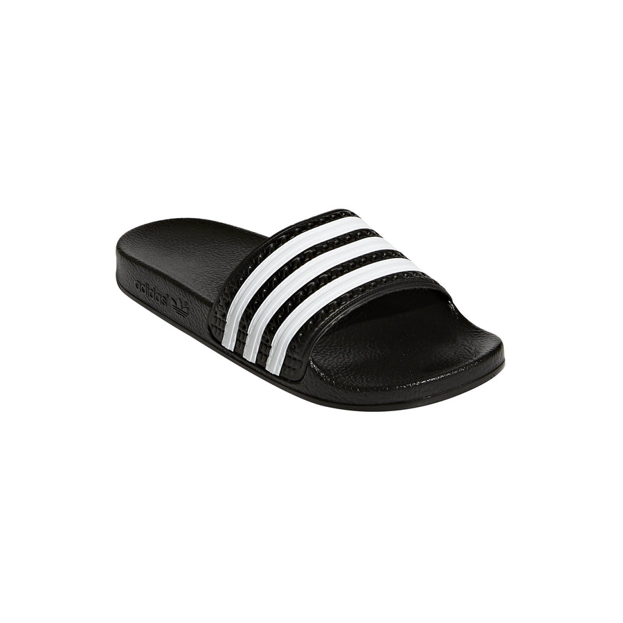 Adidas Original Adilette J - BLACK/WHITE - Moesports