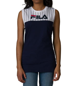 Fila LUCIA OVERSIZED TANK Women’s - PEAC/WHT - Moesports