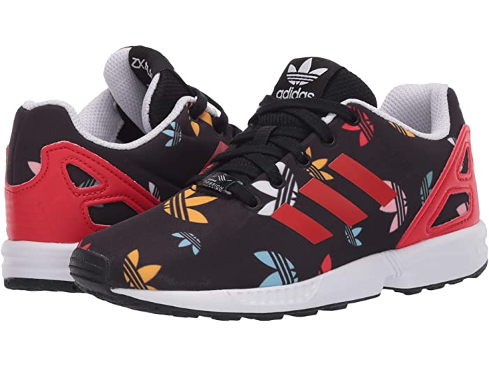 adidas Originals ZX Flux sneakers in Black and White