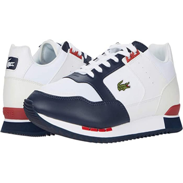 LACOSTE  PARTNER PISTE  01201  SMA TEXTILE  - MENS / WHITE/NAVY