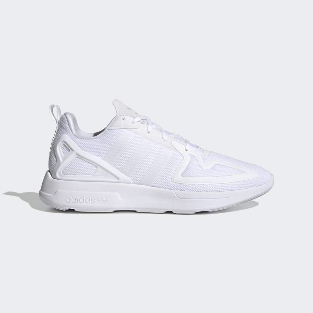 Adidas Original ZX 2X FLUX Men's - FTWWHT/FTWWHT/GREONE