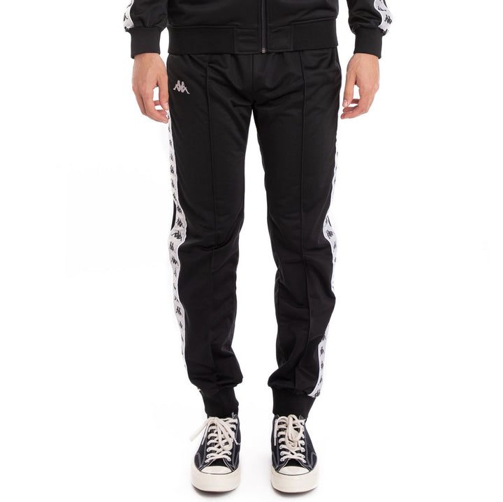 Kappa 222 BANDA RASTORIAZZ PANT Men’s - BLACK-GREYSILVER-WHT - Moesports