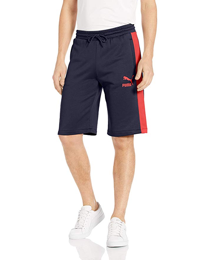 Puma T7 FREIZEIT SHORT 11.5IN Men’s - PEACOAT-RIBBON RED - Moesports