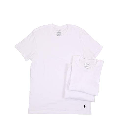 Polo Ralph Lauren - CREWNECK CLASSIC FIT T-Shirt 3 PACK Men’s - WHITE - Moesports
