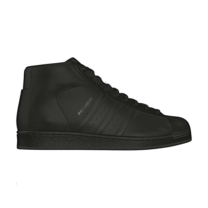 Adidas Original Pro Model Men's - CBLACK/CBLACK/CBLACK/NOIESS/NOIESS/NOIESS - Moesports