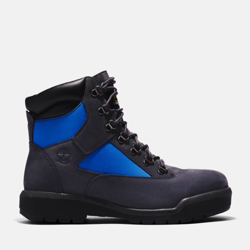 Timberland FIELD BOOT 6 IN F/L WP Men's - DK GREY NUBUCK BLUE