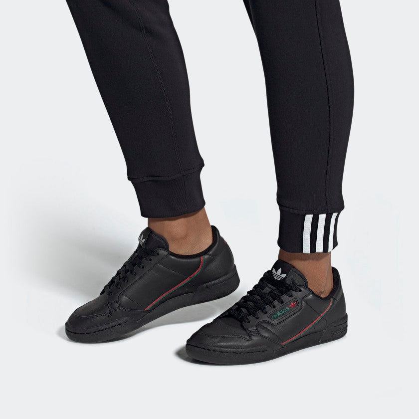 Adidas Original CONTINENTAL 80 Men’s -BLACK/SCARLET/GREEN - Moesports