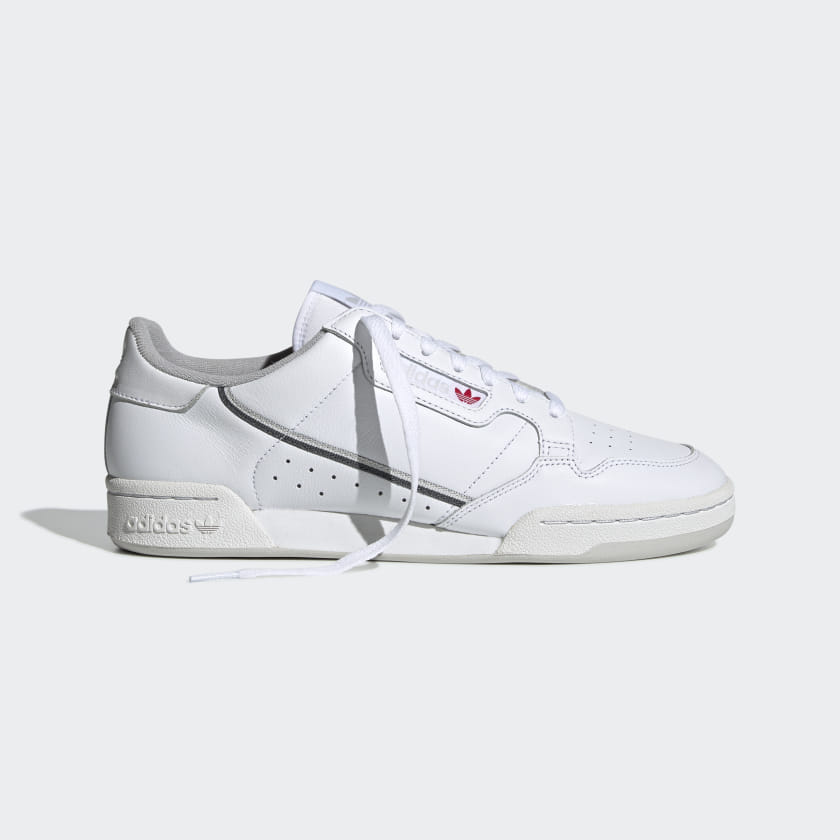 adidas Mens Continental 80 - White-Grey -Size - 8 adidas Mens Continental 80 - White-Grey -Size - 8