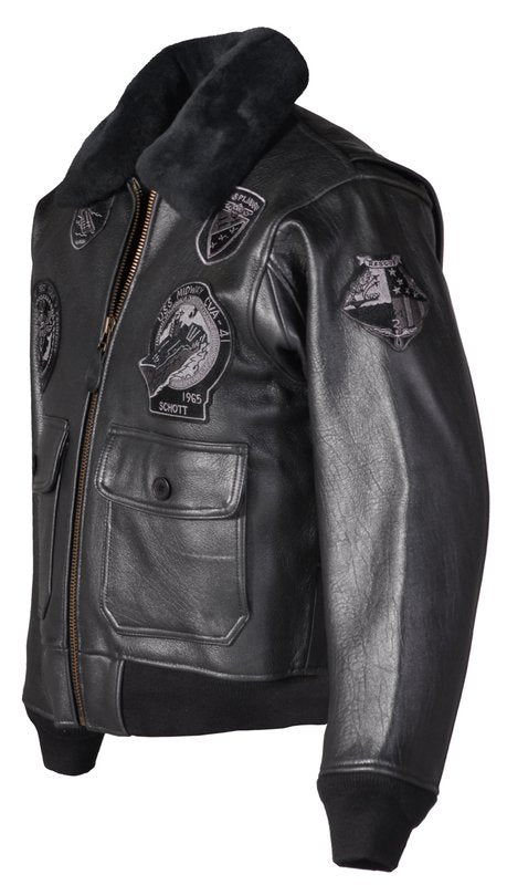 MIDWAY leatherjacket　black