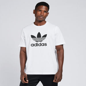 Adidas Original 3-TREFOIL T-SHIRT TEE Men’s -  WHITE BLACK