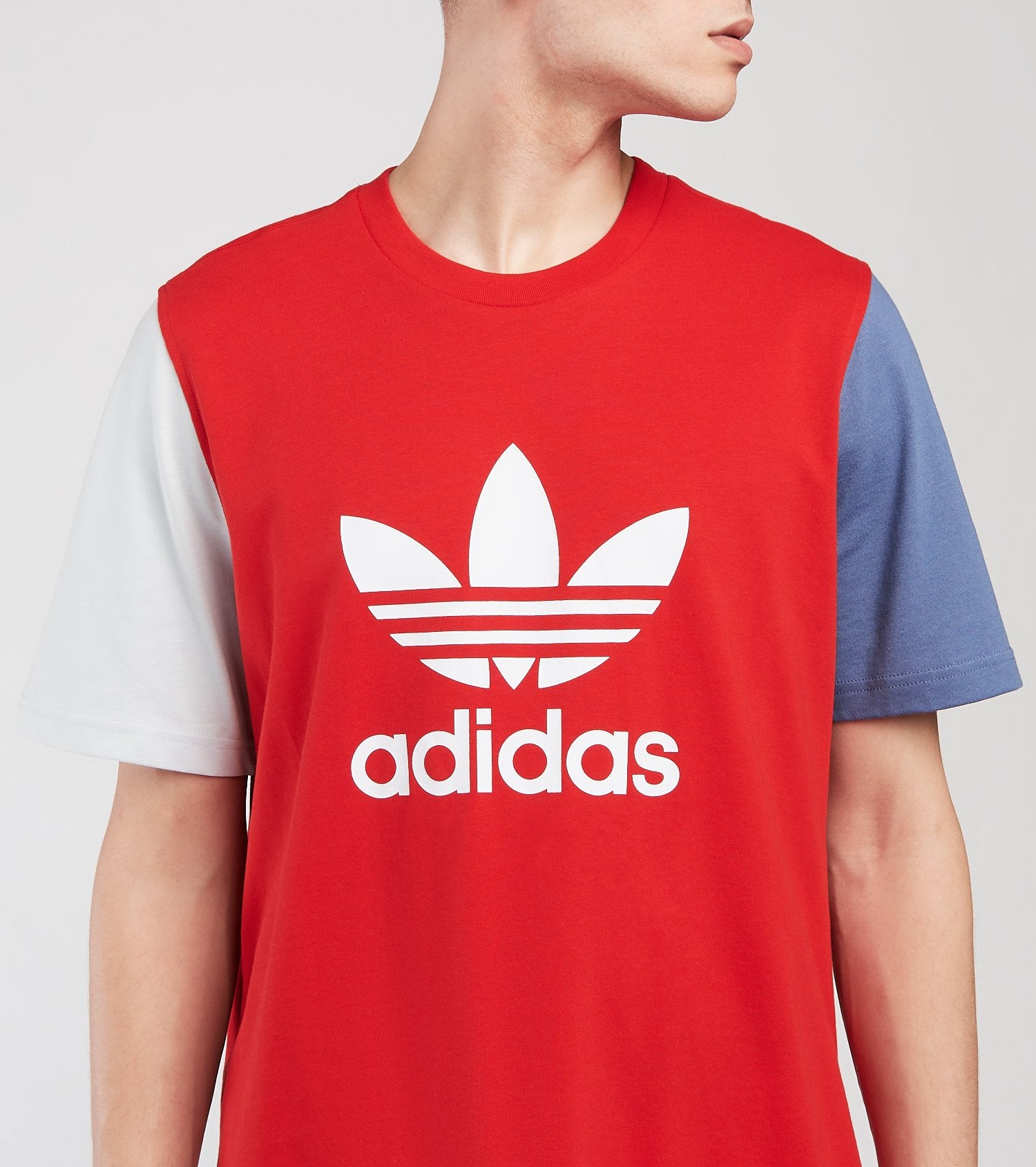 Adidas Original 3-TREFOIL T-SHIRT TEE RED -SCARLET Moesports Men\'s /HALO –