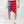 Adidas Original 3 STRIPE SHORT Men’s -SCARLET/CREW BLUE