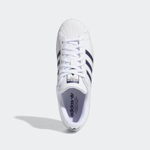 Adidas Original SUPERSTAR FOUNDATION Men's - WHITE/ SHA NAVY / WHITE Moesports Adidas Original SUPERSTAR FOUNDATION Men's - WHITE/ SHA NAVY / WHITE Moesports