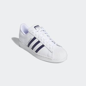 Adidas Original SUPERSTAR FOUNDATION Men's - WHITE/ SHA NAVY / WHITE Moesports Adidas Original SUPERSTAR FOUNDATION Men's - WHITE/ SHA NAVY / WHITE Moesports
