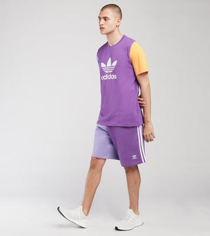Adidas Original 3-TREFOIL T-SHIRT TEE Men’s -Purple/light