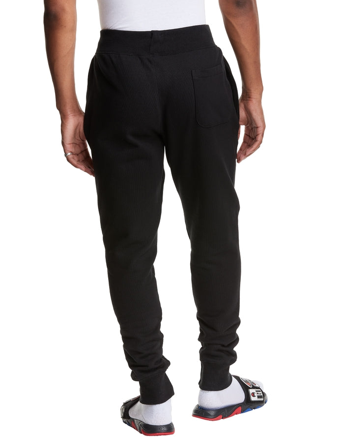  Champion Men's All-Over Logo Reverse Weave Jogger Pants, Black,  XX-Large : Clothing, Shoes & Jewelry