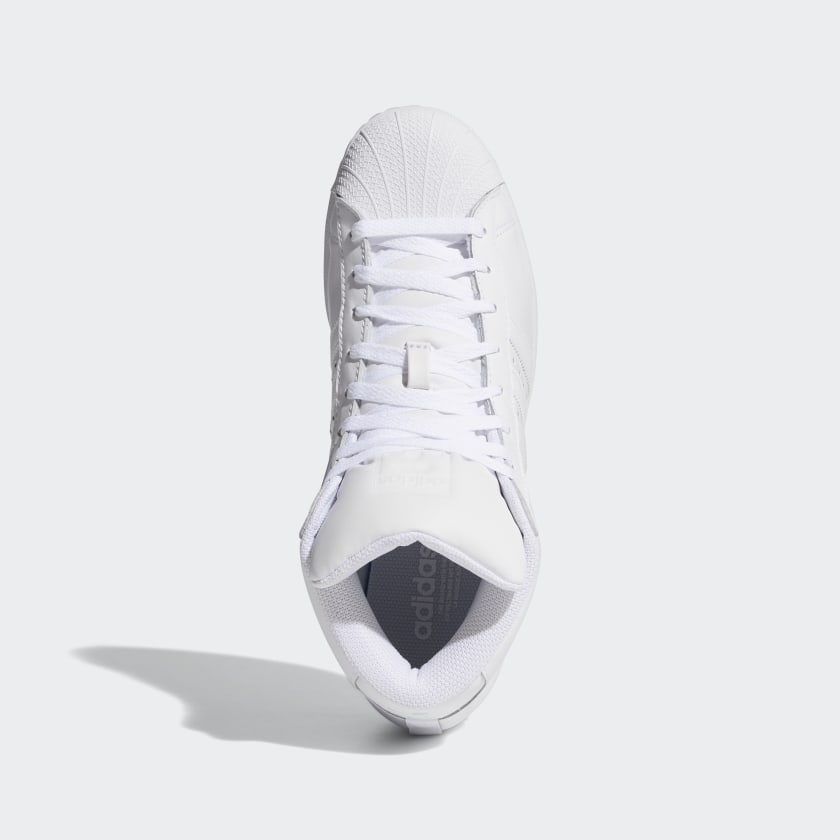 Adidas pro model all white Clearance