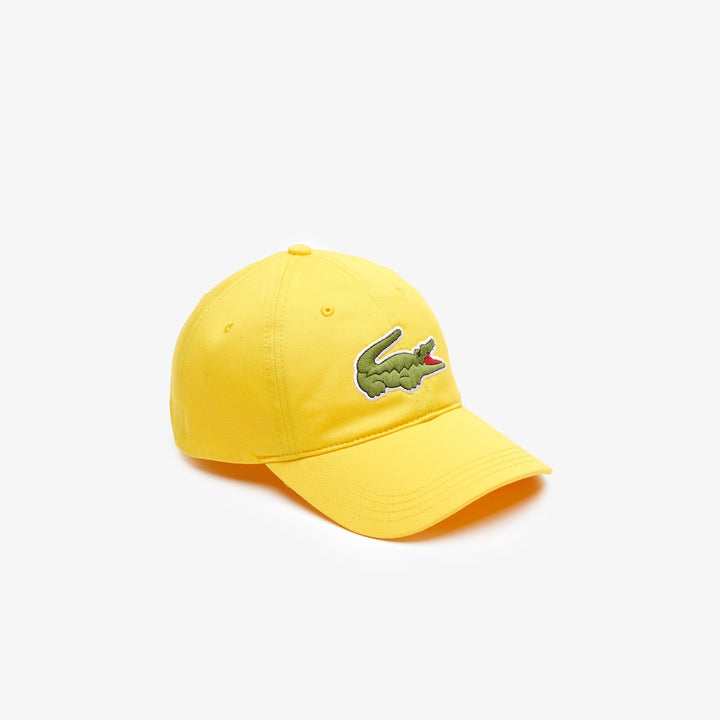 LACOSTE BIG GATOR CAP- YELLOW ZAP