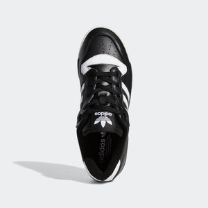 – Adidas Men\'s LOW Moesports RIVALRY - FTWWHT/CBLACK/FTWBLA/NOIESS Original
